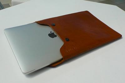 Кожаный конверт для apple 13